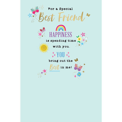 Picture of FOR A SPECIAL BEST FRIEND BIRTHDAY CARD